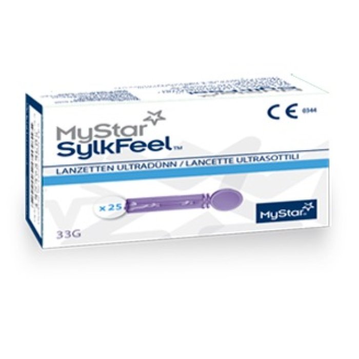 Sanofi Lancette Pungidito Mystar Sylkfeel Lancets 50 Pezzi 33 Gauge Sanofi Lancette Pungidito Mystar Sylkfeel Lancets 50 Pezzi 33 Gauge