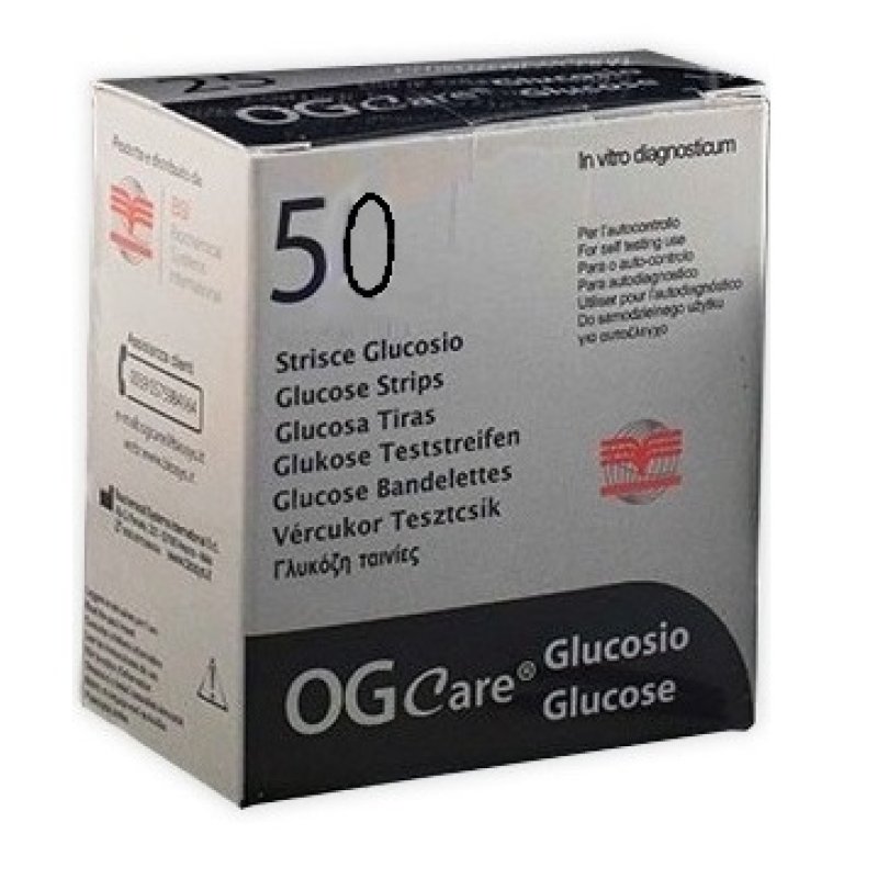Biochemical System Intern. Strisce Misurazione Glicemia Ogcare 50 Pezzi Biochemical System Intern. Strisce Misurazione Glicemia Ogcare 50 Pezzi