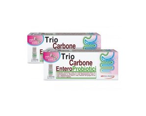 Trio Carbone EnteroProbiotici 7 flaconcini per benessere intestinale e flora batterica - Pool Pharma Srl