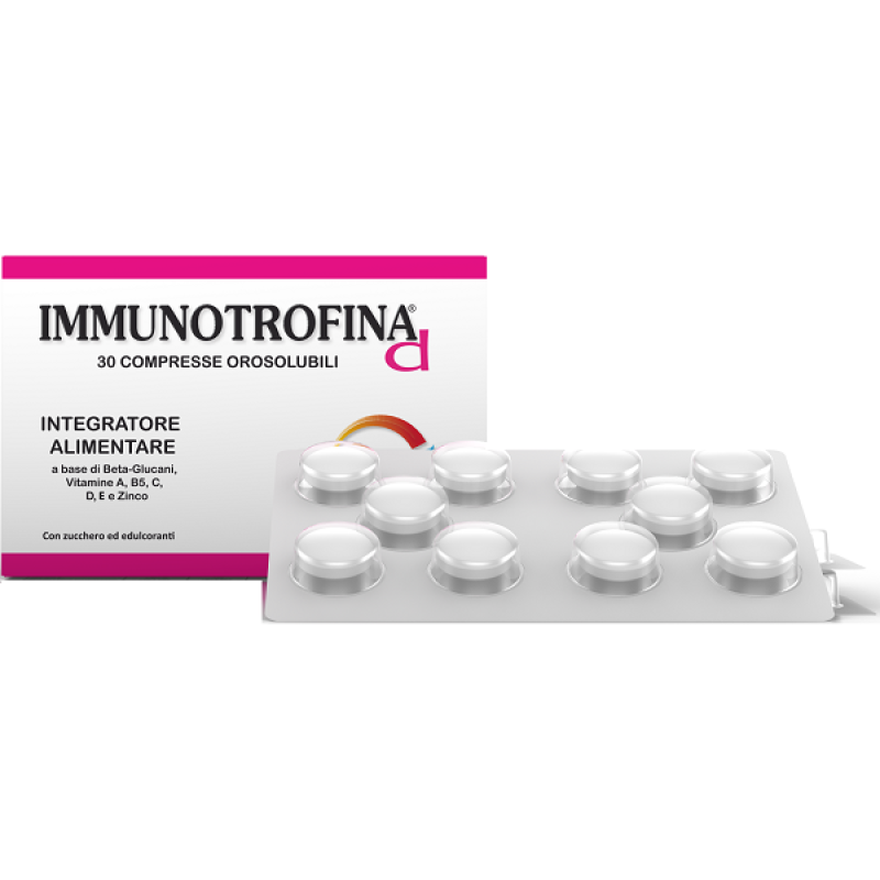 D.m.g. Italia Immunotrofina 30 Compresse Orosolubili 1,3 G D.m.g. Italia Immunotrofina 30 Compresse Orosolubili 1,3 G
