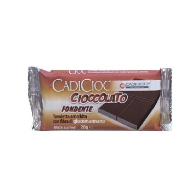 Ca.Di. Group Cadicioc Barretta Fondente Senza Glutine 20 g Ca.Di. Group Cadicioc Barretta Fondente Senza Glutine 20 g