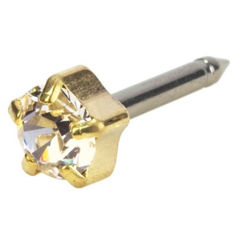 EP GT Tiffany 4 mm crystal - orecchino Tiffany style punto luce crystal EP GT Tiffany 4 mm crystal - orecchino Tiffany style punto luce crystal