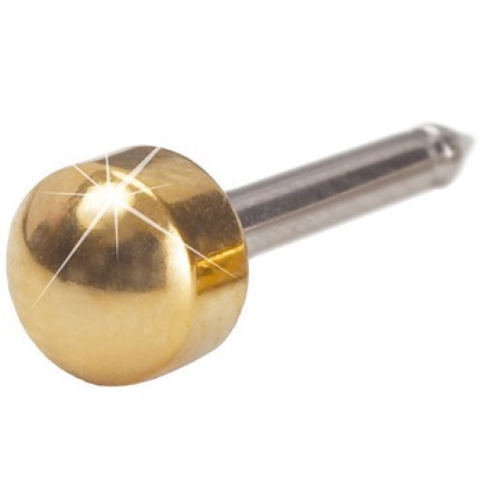 CJ GT Plain 4 mm cerchietto - orecchino basic in titanio 4 mm