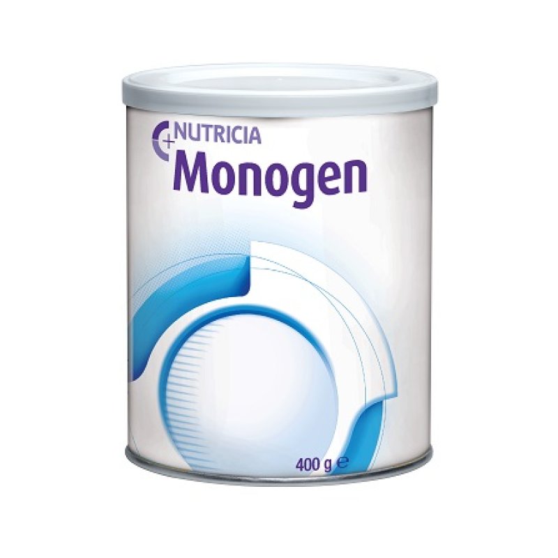 Monogen Low Fat Formula 400 g alimento in polvere a basso contenuto di grassi per il trattamento dietetico del malassorbimento intestinale