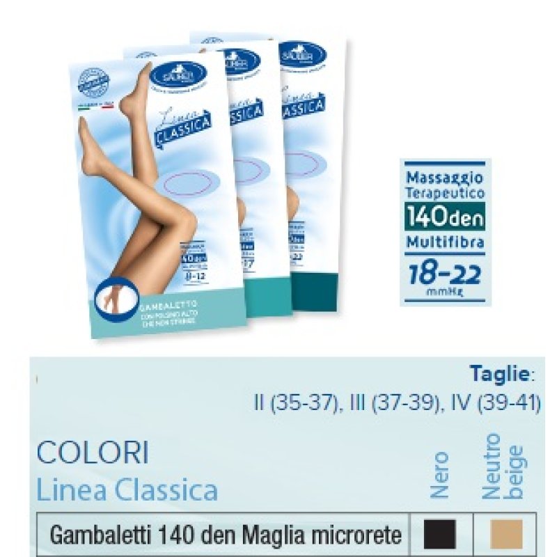 Desa Pharma Sauber Gambaletto Multifibra 140 Den Beige Misura 2