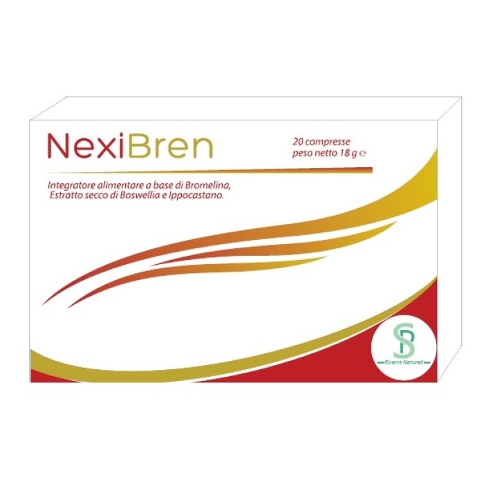 Nexibren 20 Compresse – Integratore a Base di Bromelina e Boswellia per Benessere Articolare e Azione Antinfiammatoria Nexibren 20 Compresse – Integratore a Base di Bromelina e Boswellia per Benessere Articolare e Azione Antinfiammatoria