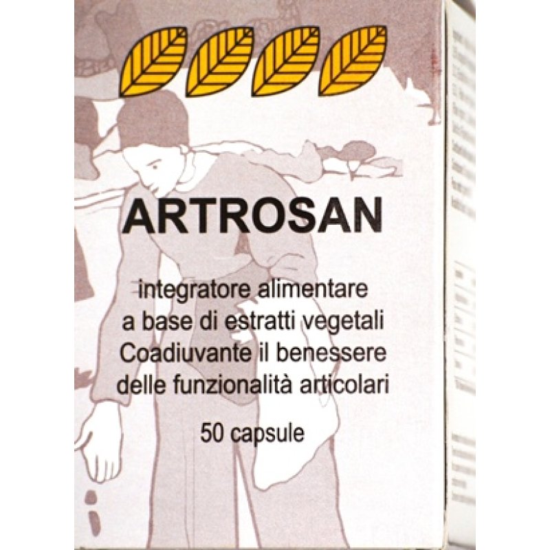 Artrosan Integratore Articolazioni 50 Capsule per il Benessere di Cartilagini e Ossa Artrosan Integratore Articolazioni 50 Capsule per il Benessere di Cartilagini e Ossa