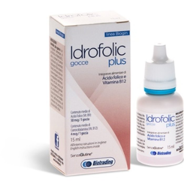 Biotrading Unipersonale Idrofolic Plus Gocce 15 Ml Biotrading Unipersonale Idrofolic Plus Gocce 15 Ml