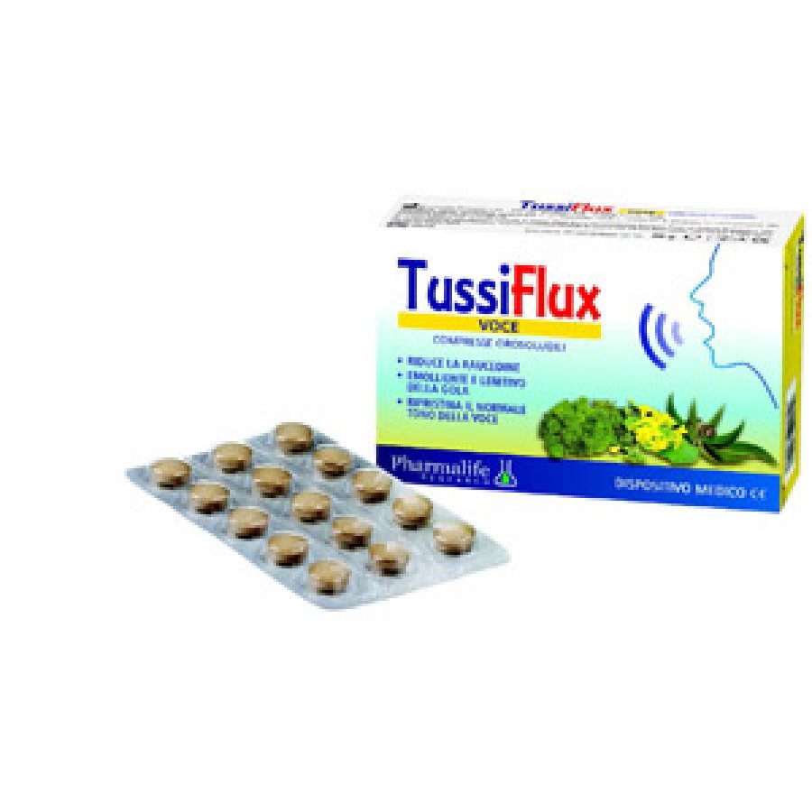 TUSSIFLUX Voce 30Cpr Orosol. TUSSIFLUX Voce 30Cpr Orosol.