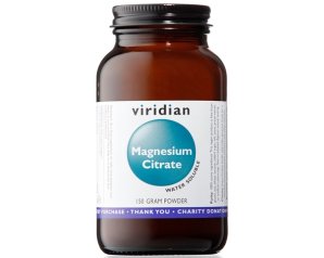 Viridian Magnesium Citrate - Integratore di Magnesio per Ridurre Stanchezza e Supportare Muscoli e Sistema Nervoso - 150 g