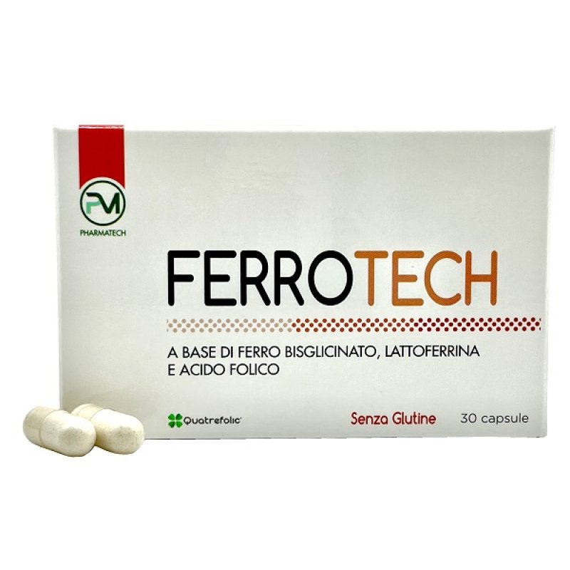 Piemme Pharmatech Italia Ferrotech 30 Capsule Da 550mg