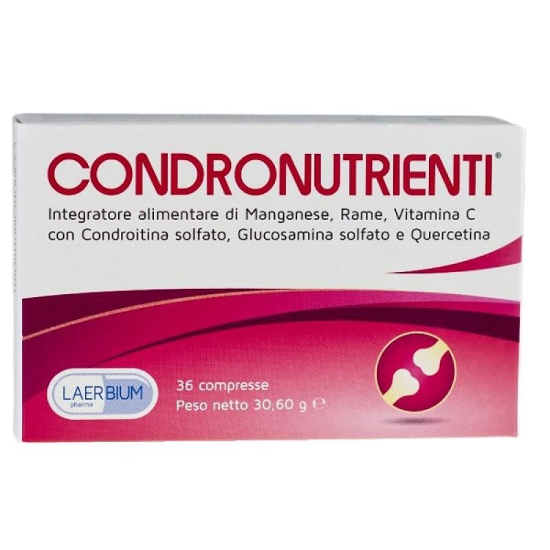 Laerbium Pharma Condronutrienti 36 Compresse Laerbium Pharma Condronutrienti 36 Compresse