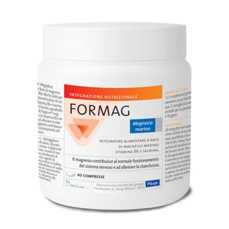 Formag Integratore di Magnesio in Compresse 90 Pezzi Formag Integratore di Magnesio in Compresse 90 Pezzi