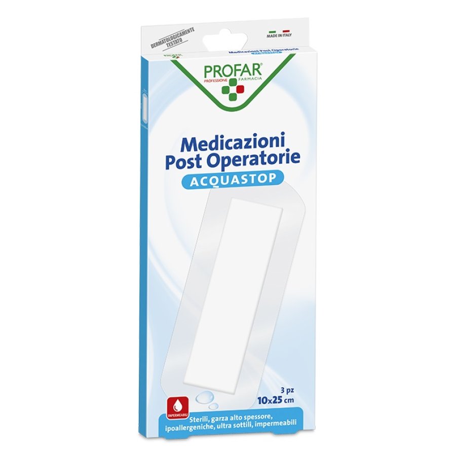 PROFAR MED ACQUASTOP 10X25 3PZ PROFAR MED ACQUASTOP 10X25 3PZ