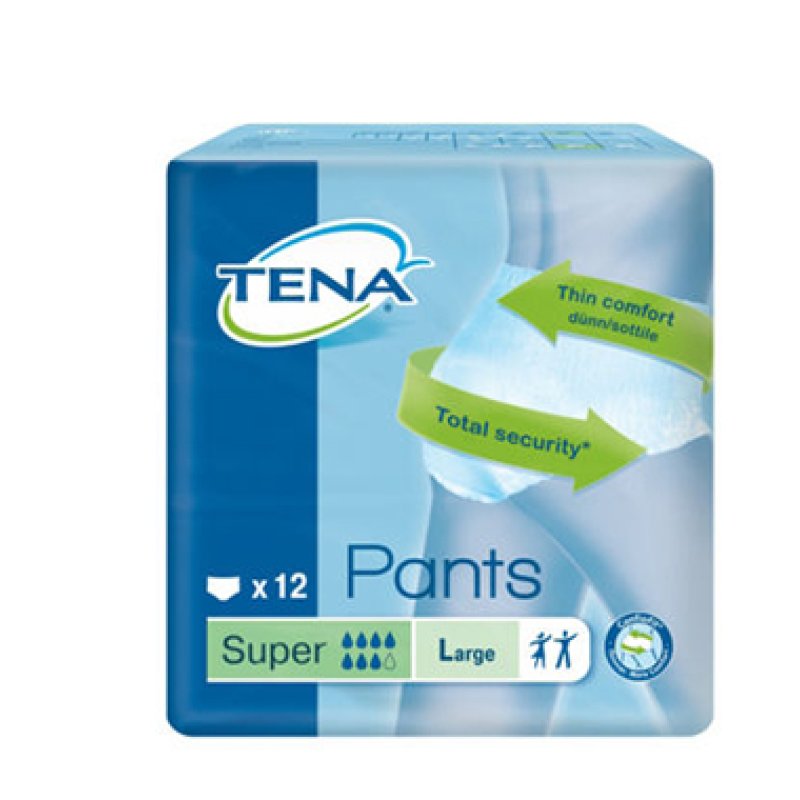 Tena Pants Super L New 12 Pezzi