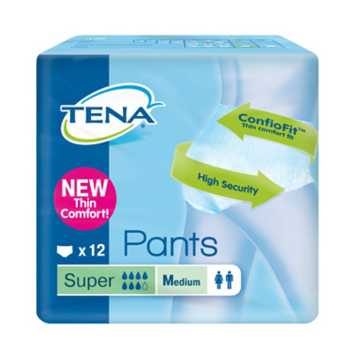 Essity Italy Pannolone Pull Up Tena Pants Super Taglia Medium 12 Pezzi Essity Italy Pannolone Pull Up Tena Pants Super Taglia Medium 12 Pezzi