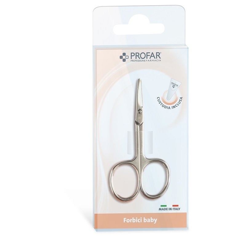 Profar Forbicine Baby per Neonati e Bambini con Punta Arrotondata per Sicurezza &ndash; Tagliaunghie Delicato per Mani e Piedi