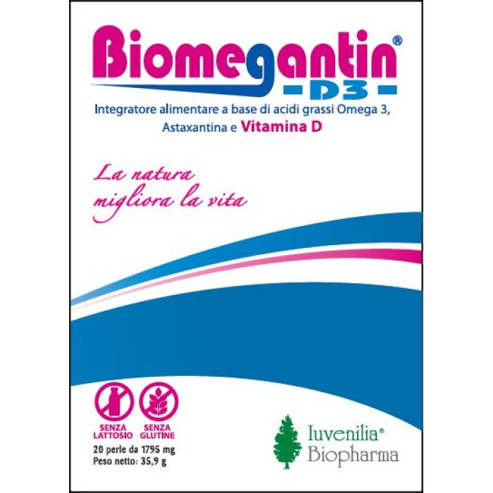 Iuvenilia Biopharma Omegantin Plus Integratore Alimentare 20 Perle da 1547 mg Iuvenilia Biopharma Omegantin Plus Integratore Alimentare 20 Perle da 1547 mg