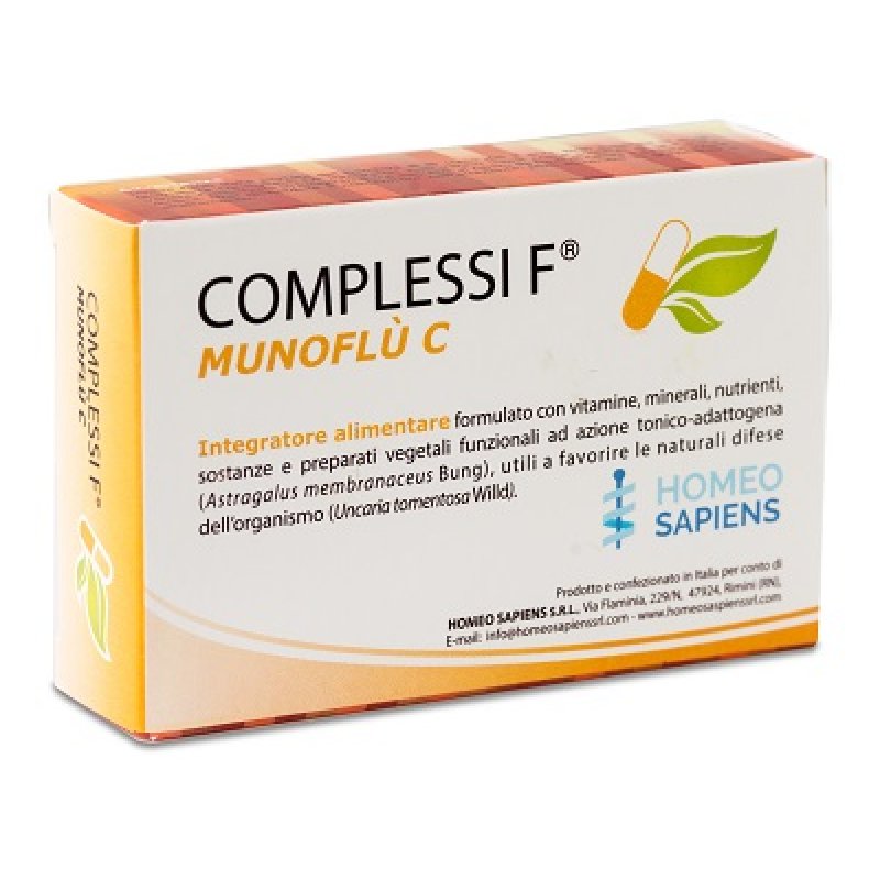 Complessi F Munoflu' C Integratore per le Difese Immunitarie 30 Compresse Complessi F Munoflu' C Integratore per le Difese Immunitarie 30 Compresse