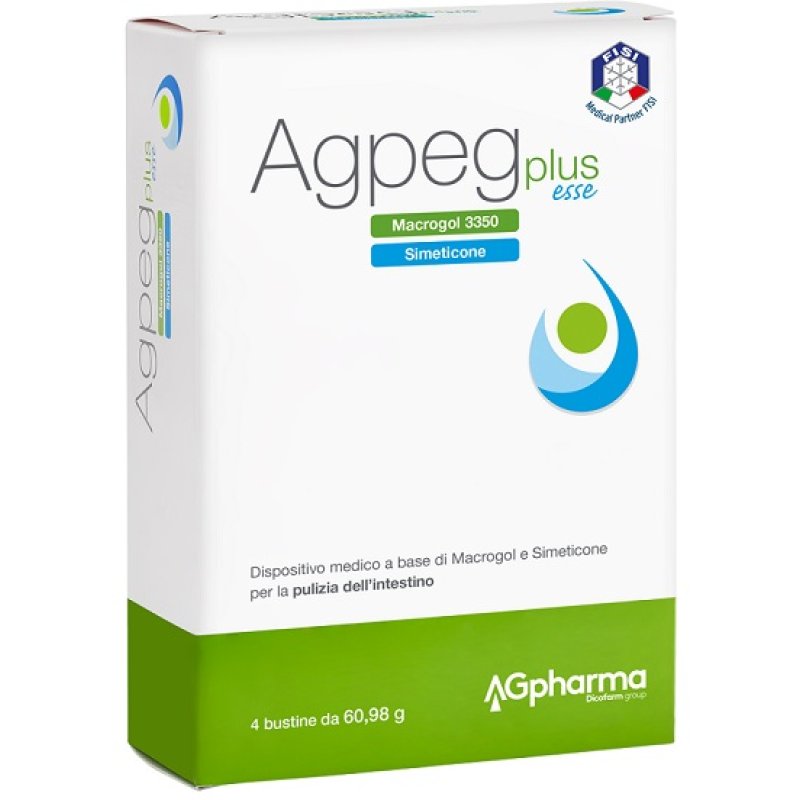 Ag Pharma Agpeg Plus Esse 4 Buste Orosolubili Da 60,98 G Ag Pharma Agpeg Plus Esse 4 Buste Orosolubili Da 60,98 G