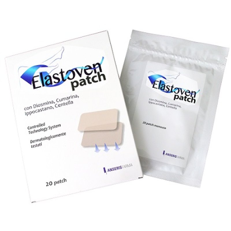 Anseris Farma Elastoven Patch Insufficienza Venosa 20 Cerotti Transdermici Anseris Farma Elastoven Patch Insufficienza Venosa 20 Cerotti Transdermici