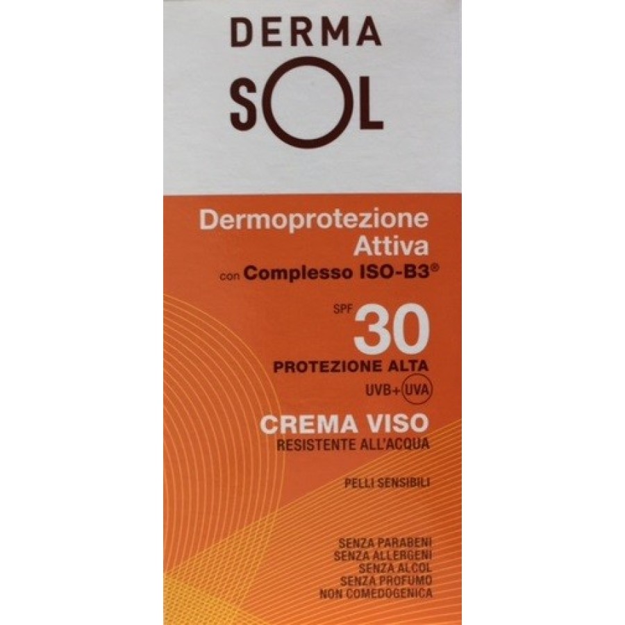 Dermasol Protezione Solare SPF30 Crema Viso Protezione Alta 50 ml