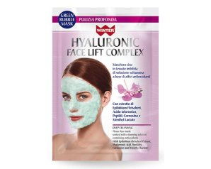 Winter Hyaluronic Face Lift Complex Maschera Viso Green Bubble 23