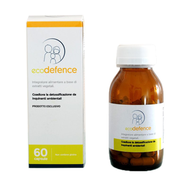 Ecodefence Integratore Alimentare per le Difese Immunitarie Antiossidante Naturale 60 Capsule cps