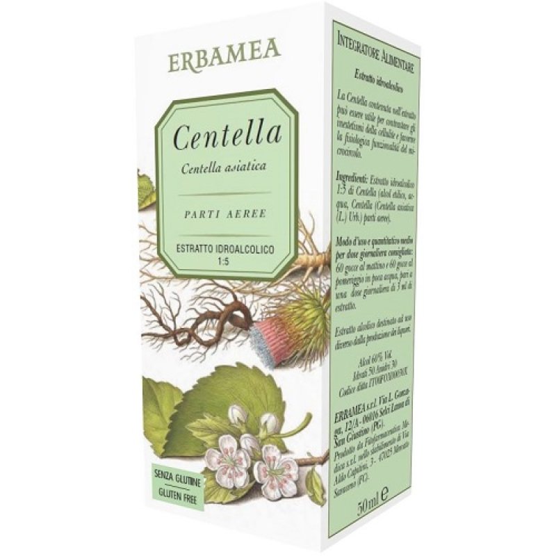 Centella 50 ml tintura - estratto di centella asiatica per microcircolo e gambe pesanti