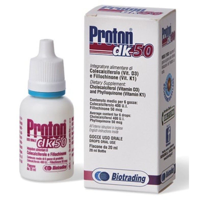 Biotrading Proton DK 50 Gocce Integratore Alimentare 20 ml