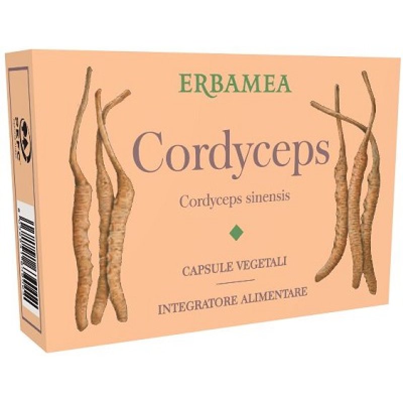 Cordyceps capsule vegetali Erbamea 24 cps - integratore di Cordyceps per energia e difese Cordyceps capsule vegetali Erbamea 24 cps - integratore di Cordyceps per energia e difese