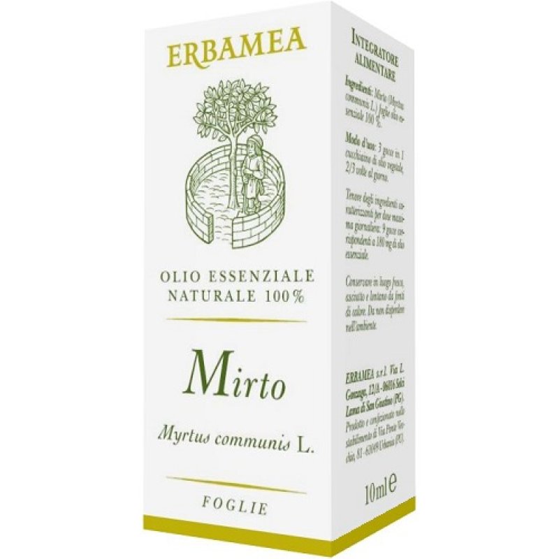 Olio Essenziale di Mirto Puro Naturale 10 ml per Aromaterapia, Massaggi e Diffusori per Ambiente Olio Essenziale di Mirto Puro Naturale 10 ml per Aromaterapia, Massaggi e Diffusori per Ambiente