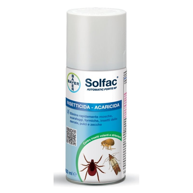 Bayer Solfac Spray Automatic Forte Insettiricida Acaricida 150 ml