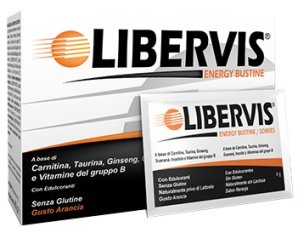 Shedir Pharma Libervis Energy Gusto Arancia Integratore alimentare 20 Bustine