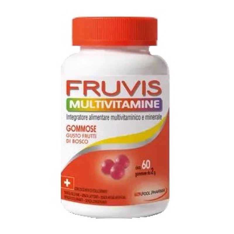Pool Pharma Fruvis Multivitamine Integratore Alimentare 60 Gelly Gommose Pool Pharma Fruvis Multivitamine Integratore Alimentare 60 Gelly Gommose