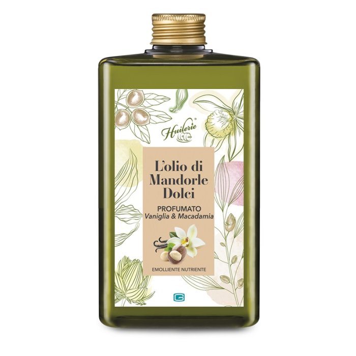 Huilerie Olio di Mandorle Dolci al profumo di Vaniglia e Macadamia 300 ml Huilerie Olio di Mandorle Dolci al profumo di Vaniglia e Macadamia 300 ml