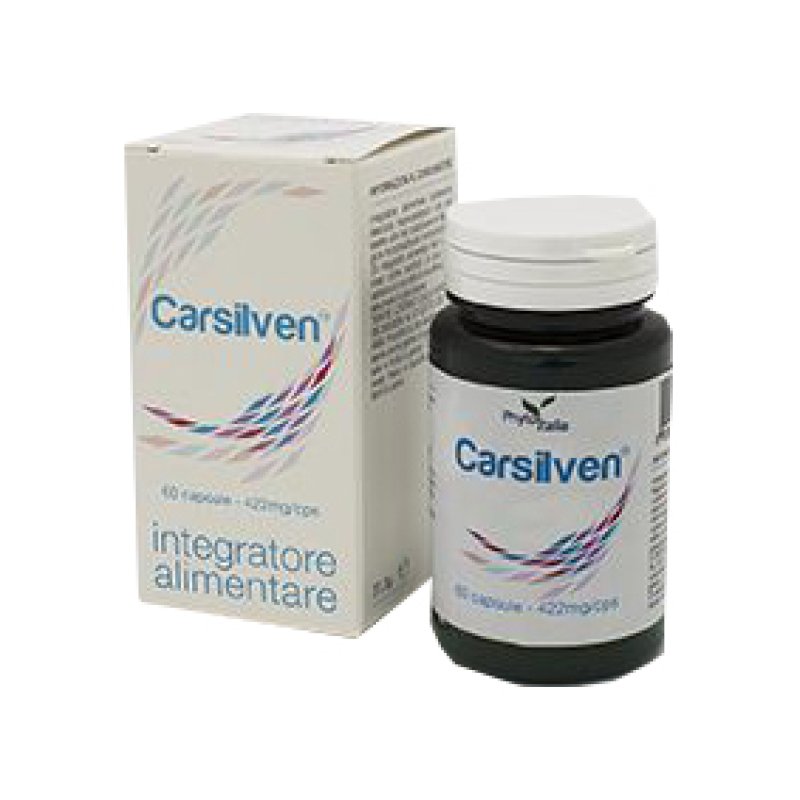 Carsilven Phytoitalia 60 Capsule Integratore Naturale per Circolazione Venosa, Capillari e Gambe Pesanti