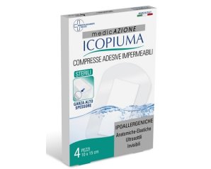 Desa Pharma Garza Compressa Icopiuma Medicata Postoperatoria 10x15 Cm 4 Pezzi