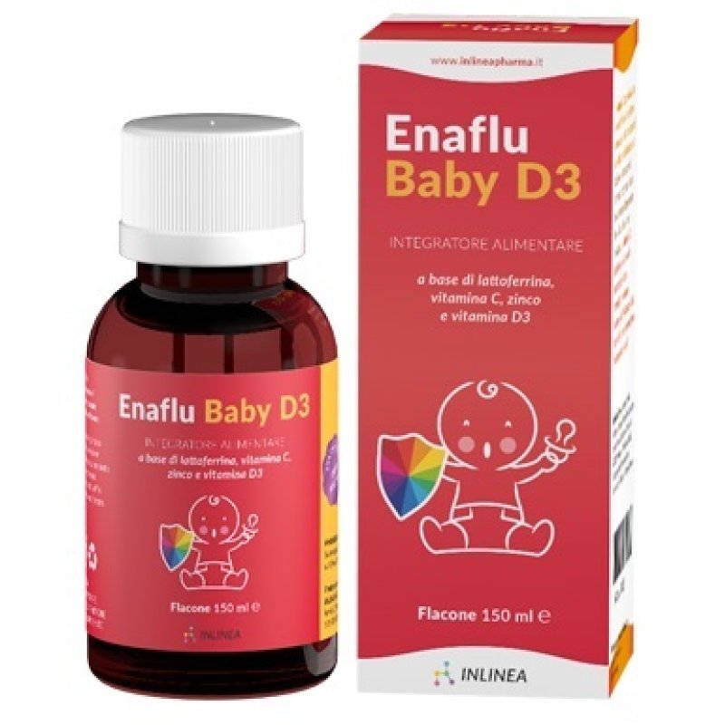 Inlinea Enaflu Baby D3 Soluzione Orale 150 Ml Inlinea Enaflu Baby D3 Soluzione Orale 150 Ml