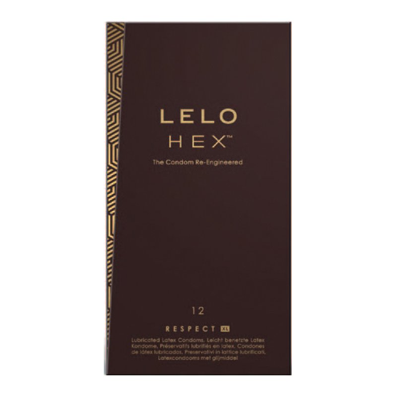 Lelo HEX - Respect XL Preservativi Piu Grandi e Piu Sottili 12 Pezzi