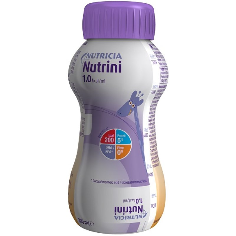 Nutricia Nutrini 200 ml – Alimento a Fini Medici Speciali per Nutrizione Infantile Completa ed Equilibrata Nutricia Nutrini 200 ml – Alimento a Fini Medici Speciali per Nutrizione Infantile Completa ed Equilibrata