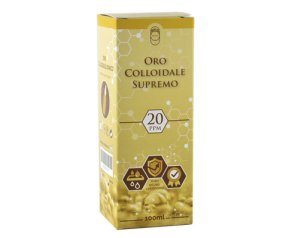 Oro Colloidale Supremo 20 ppm - soluzione colloidale di oro ionico