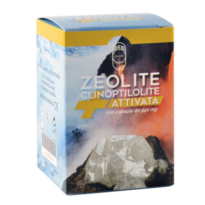 Zeolite Clinoptilolite Attivata Alta Qualit&agrave; 100 Capsule da 540 mg