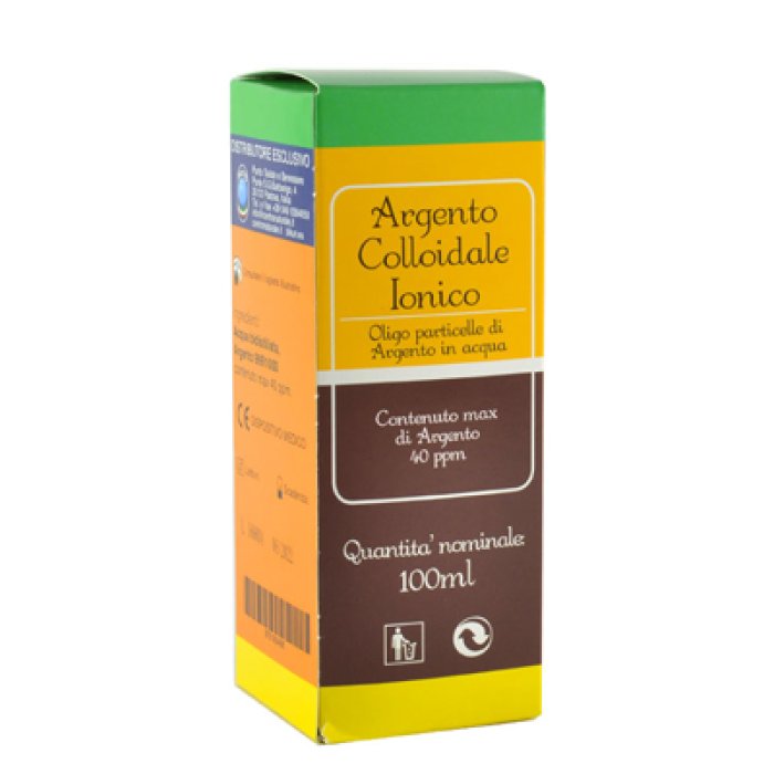 Argento Colloidale Ionico 40 PPM Dispositivo Medico Spray e Contagocce 100 ml Argento Colloidale Ionico 40 PPM Dispositivo Medico Spray e Contagocce 100 ml
