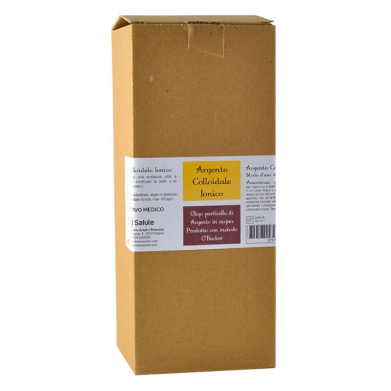 Argento colloidale ionico 40 ppm 1 litro - soluzione di argento colloidale ionico