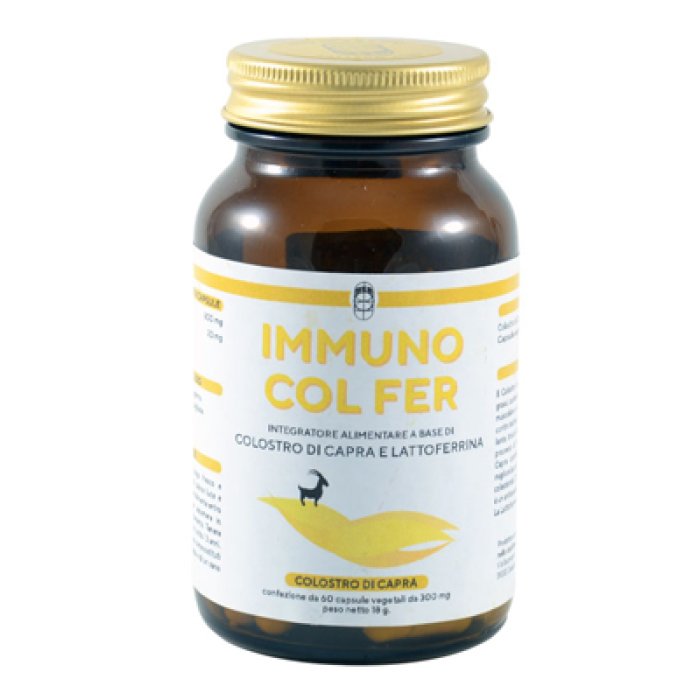 Immuno Colostro Fer Integratore per le Difese Immunitarie con Colostro 60 Capsule Immuno Colostro Fer Integratore per le Difese Immunitarie con Colostro 60 Capsule