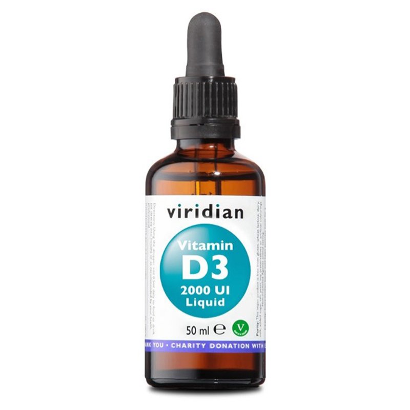 Viridian vitamin D3 2000ui liquido