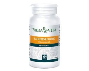 Erba Vita Linea Oli Alimentari Olio di Germe di Grano Antiossidante Integratore Alimentare 120 Perle
