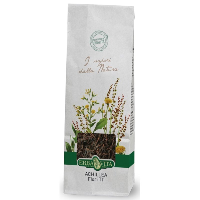 Achillea millefoglie foglie tisana 100 g - taglio tisana per digestione e benessere gastrointestinale