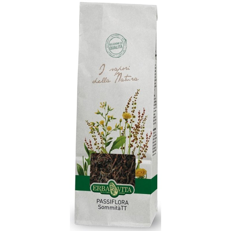 Passiflora sommità tisana 100 g - taglio tisana rilassante per sonno e benessere Passiflora sommità tisana 100 g - taglio tisana rilassante per sonno e benessere